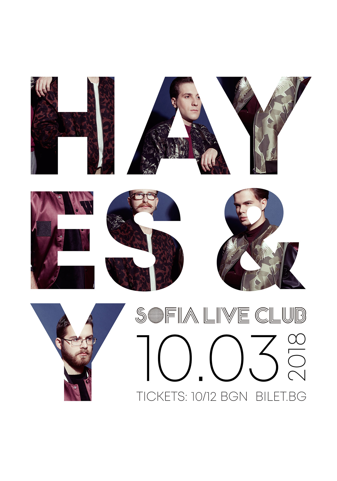 HAYES&Y with concert in Sofia Live Club