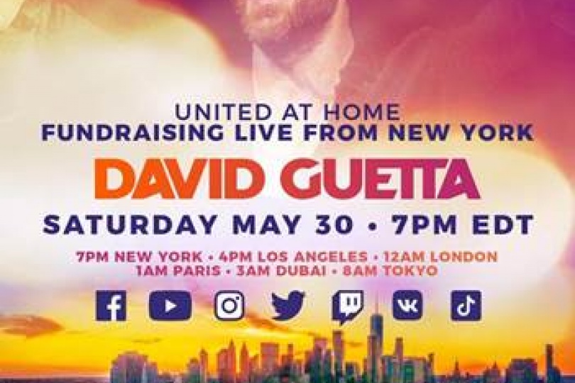 David Guetta / United at Home - Fundraising Live from New York (Trailer)
