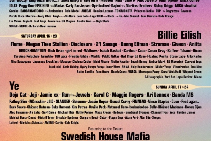 Coachella 2022 Full Lineup Announced